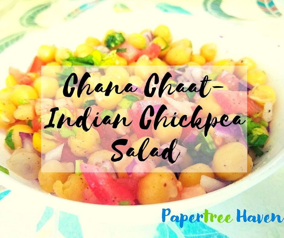 Chana chaat recipe- Indian chickpea salad