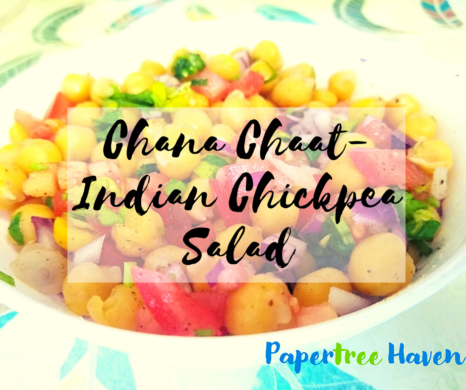 Chana Chaat - Indian chickpea salad