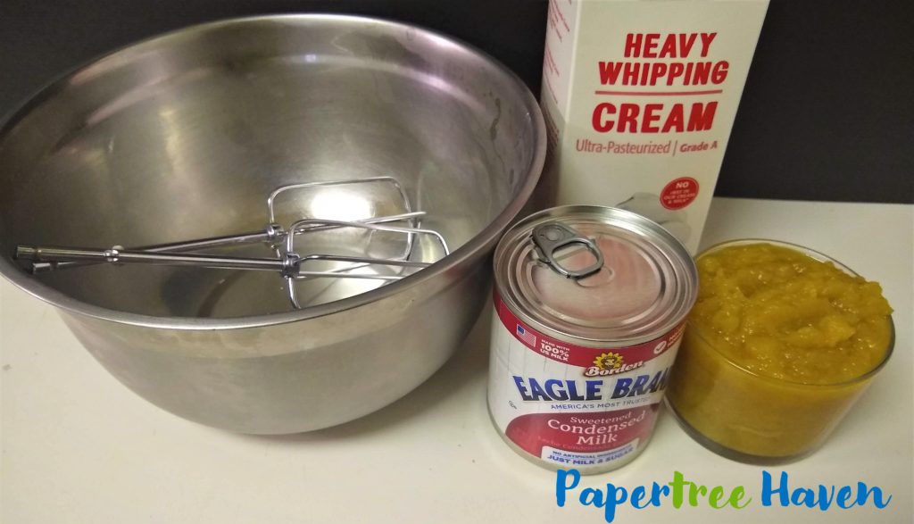 5 ingredients required for making pineapple ice cream recipe